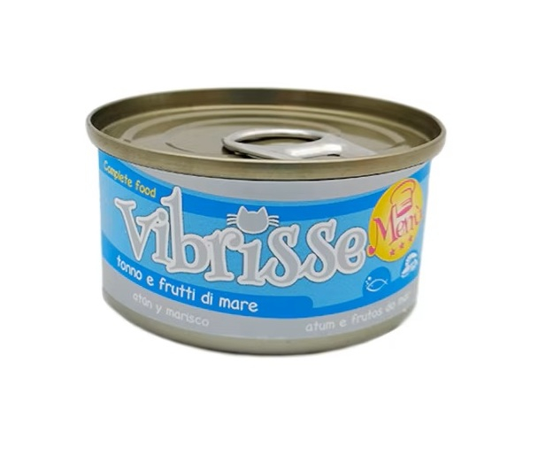 Hrana umeda pentru pisici Croci Vibrisse Natural, Ton si fructe de mare, 70g