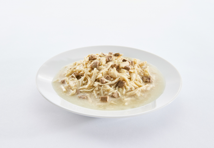Hrana umeda pentru pisici Les Filous, Pui si ficat de pui in sos, 80g [2]