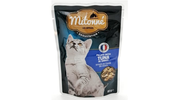 Hrana umeda pentru pisici Mitonne, plic file de ton in sos, 85 g [1]