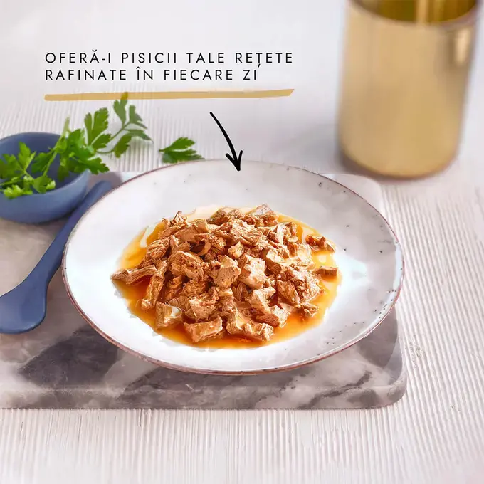 Hrana umeda pentru pisici Purina Gourmet Gold, Pui si ficat in sos, 12 x 85g [2]
