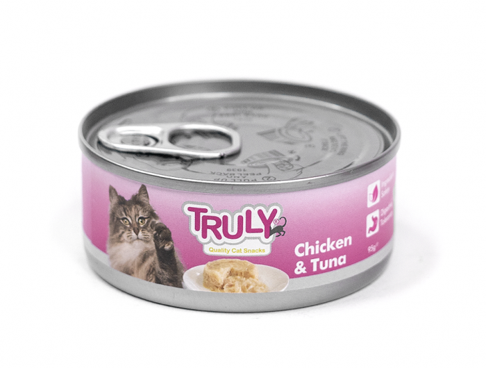 Hrana umeda pentru pisici Truly, Pui si ton, 95g [2]