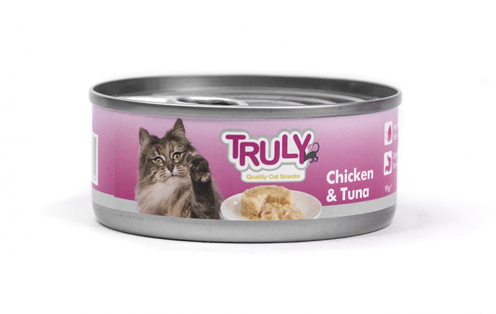 Hrana umeda pentru pisici Truly, Pui si ton, 95g [3]