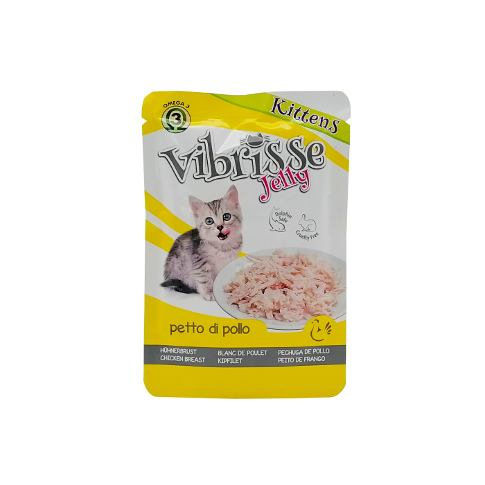 Hrana umeda pentru pisici Vibrisse, Kitten, Piept de Pui in Aspic [1]