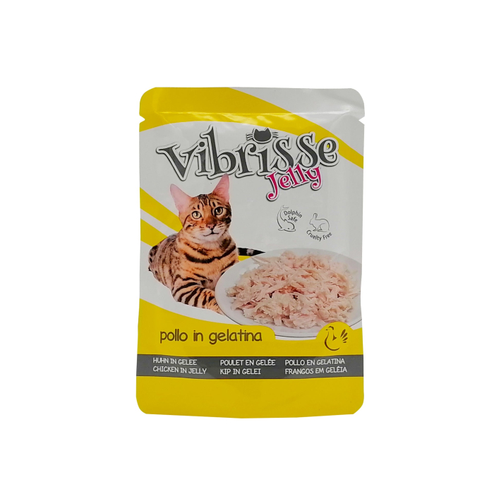 Hrana umeda pentru pisici Vibrisse, Pui in Aspic [1]