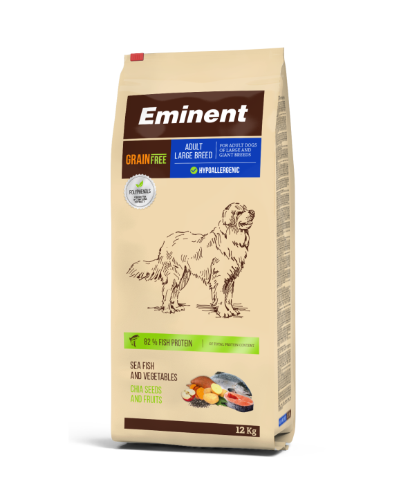 Hrana uscata pentru caini Eminent Grain Free, Adult Large Breed, 12 kg