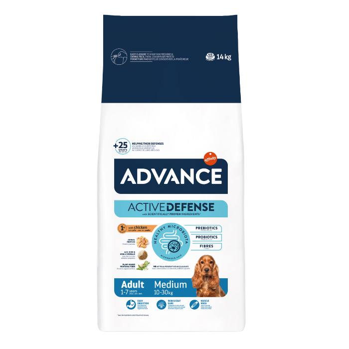 Hrana uscata pentru caini Advance Medium Adult, Pui, 14 kg [2]