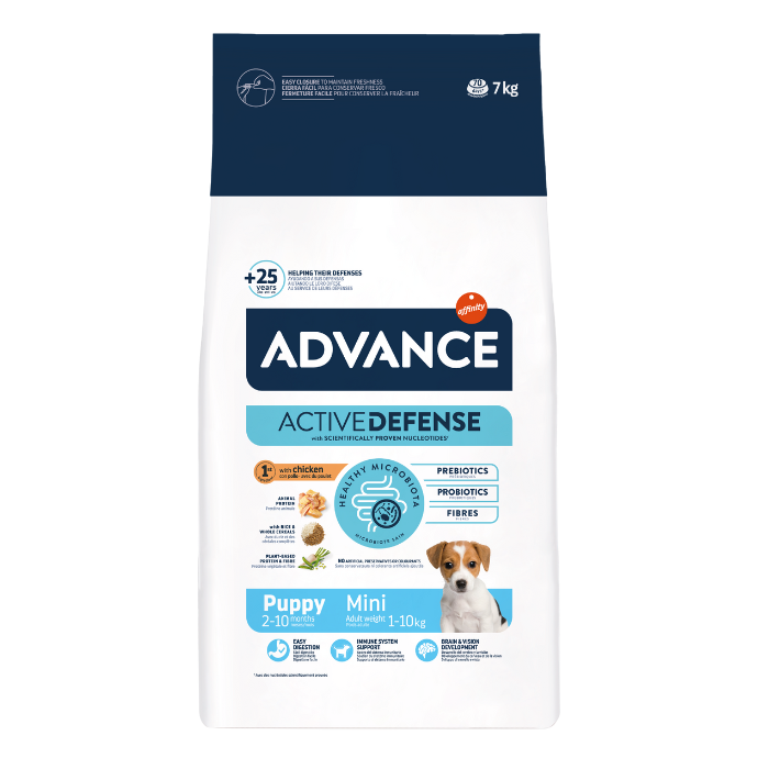 Hrana uscata pentru caini Advance Mini Puppy Protect, Pui, 7 kg [2]