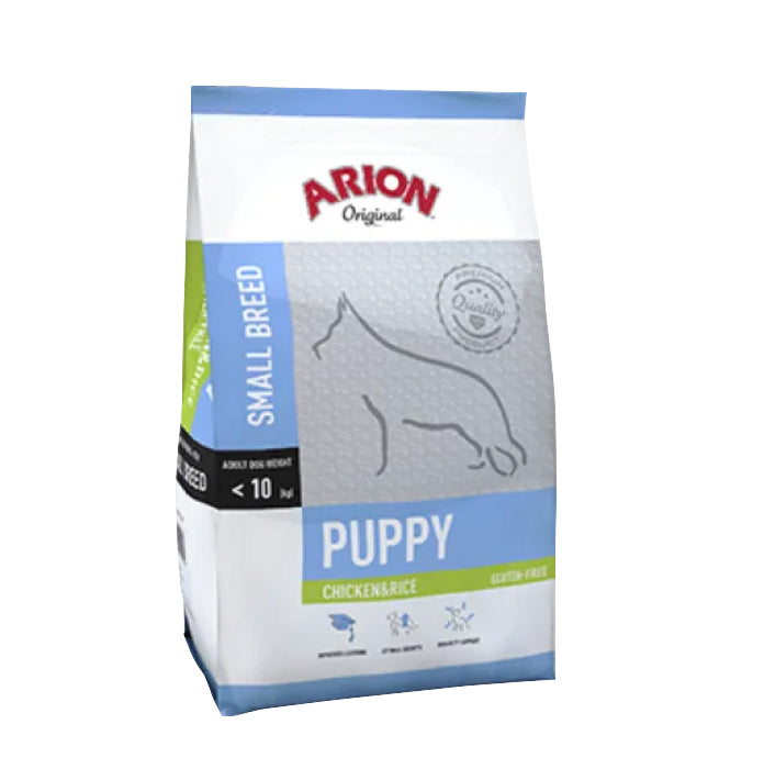 Hrana uscata pentru caini Arion Original Puppy Small Breed, Pui si orez, 7.5kg