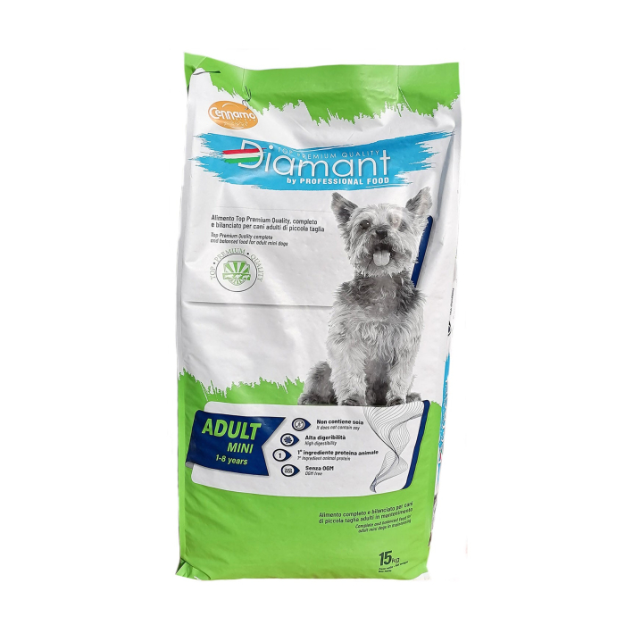 Hrana uscata pentru caini Cennamo Diamant Mini Adult, Pui si curcan, 15kg [2]