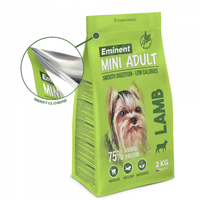 Hrana uscata pentru caini Eminent Mini Adult, Grain Free, Miel, 2kg [2]