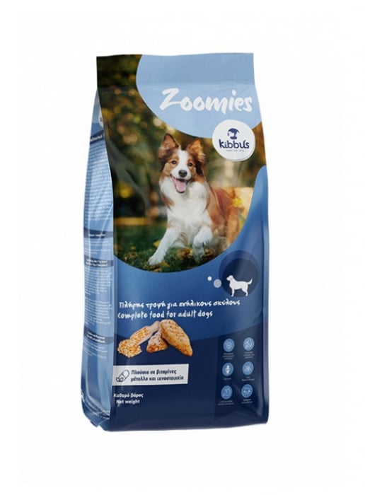 Hrana uscata pentru caini Kibbus Zoomies Adult, 10kg