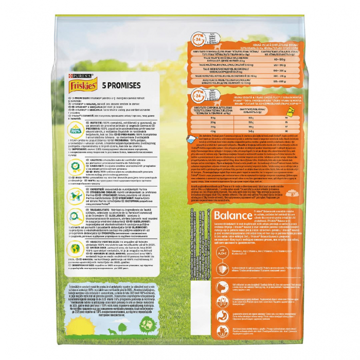 Hrana uscata pentru caini Purina Friskies Balance Adult, Pui si legume, 15kg [2]