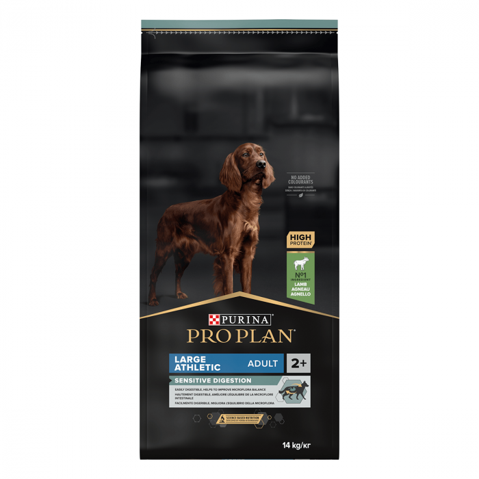 Hrana uscata pentru caini Purina Pro Plan Large Athletic Adult, Miel, Digestie sensibila, 14kg [2]