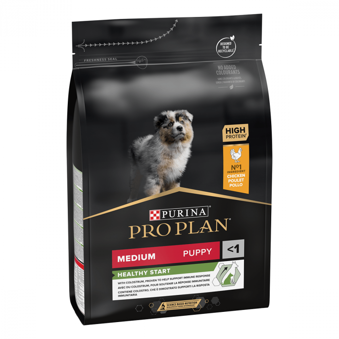 Hrana uscata pentru caini Purina Pro Plan Medium Puppy, Junior, Pui, 3kg