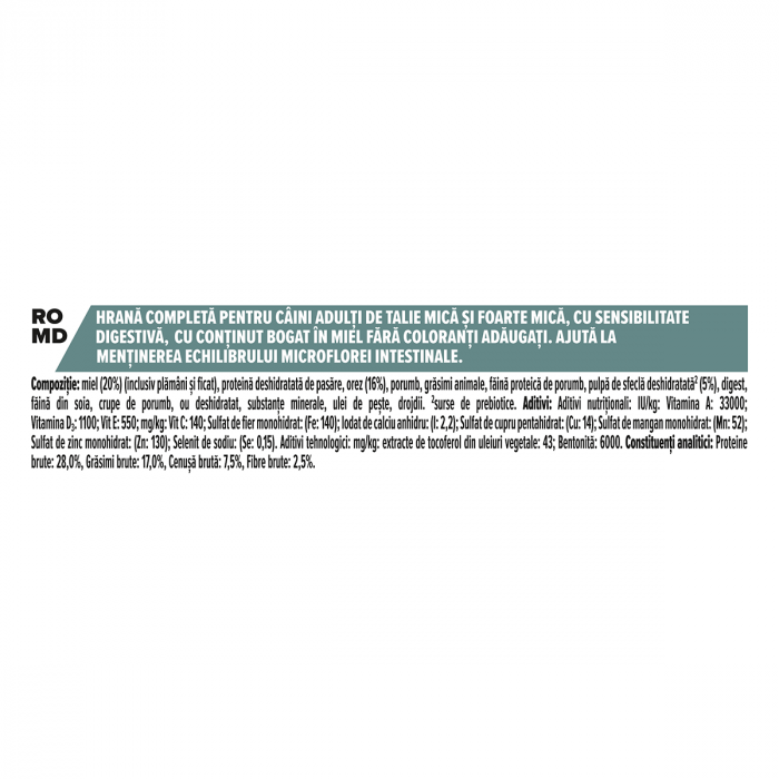 Hrana uscata pentru caini Purina Pro Plan Small & Mini Adult, Miel, Digestie sensibila, 3kg [5]