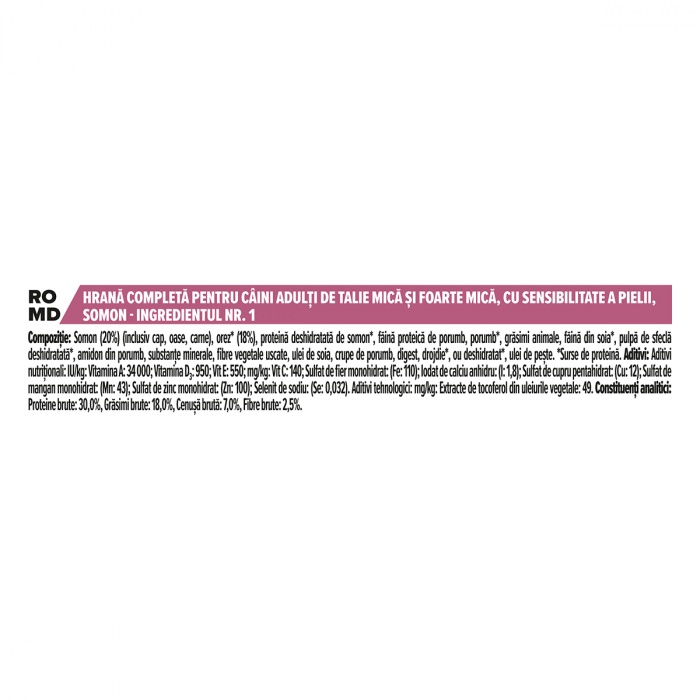 Hrana uscata pentru caini Purina Pro Plan Small & Mini Adult, Somon, Piele sensibila, 3kg [5]