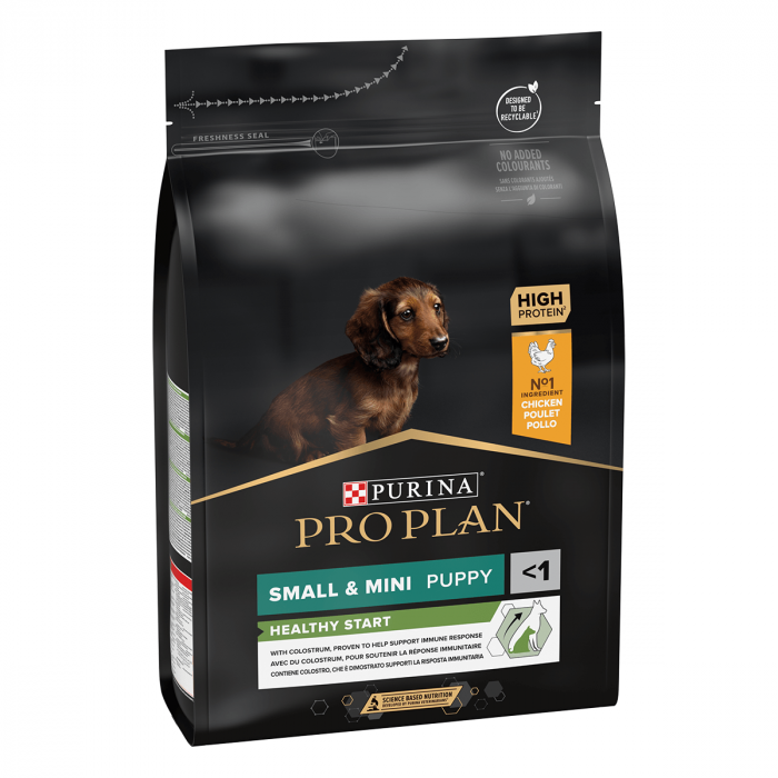 Hrana uscata pentru caini Purina Pro Plan Small Mini Puppy, Junior, Pui, 3kg