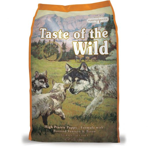 Hrana uscata pentru caini Taste Of The Wild High Prairie Puppy, Bizon, fara cereale,12.2kg [2]