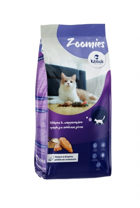 Hrana uscata pentru pisici Kibbus Zoomies, 10 kg