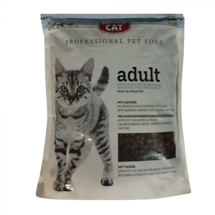 Hrana uscata pentru pisici Perfecto Cat, Super Premium Adult, 750g