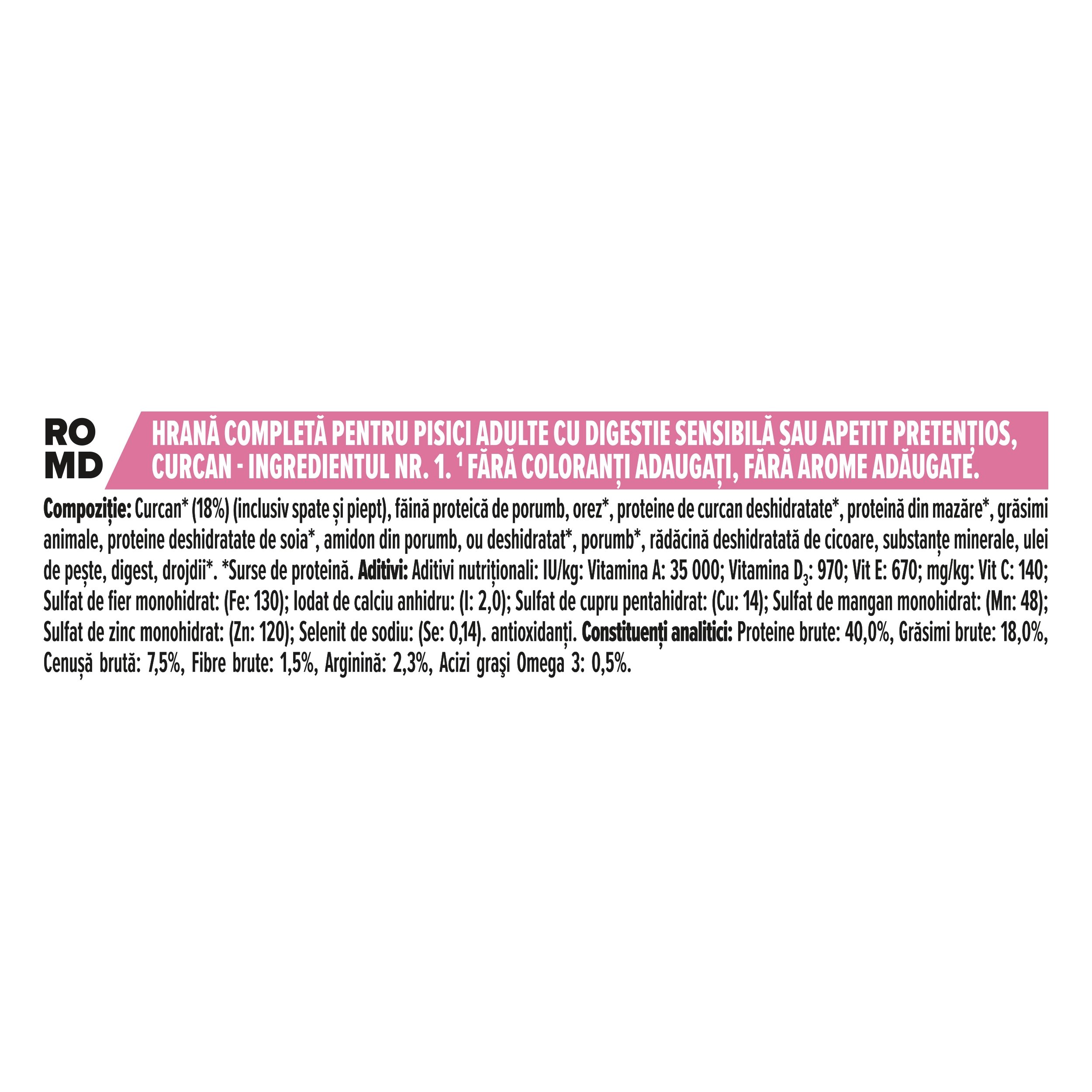 Hrana uscata pentru pisici Purina Pro Plan Delicate Digestion Adult, Curcan, 10kg [5]