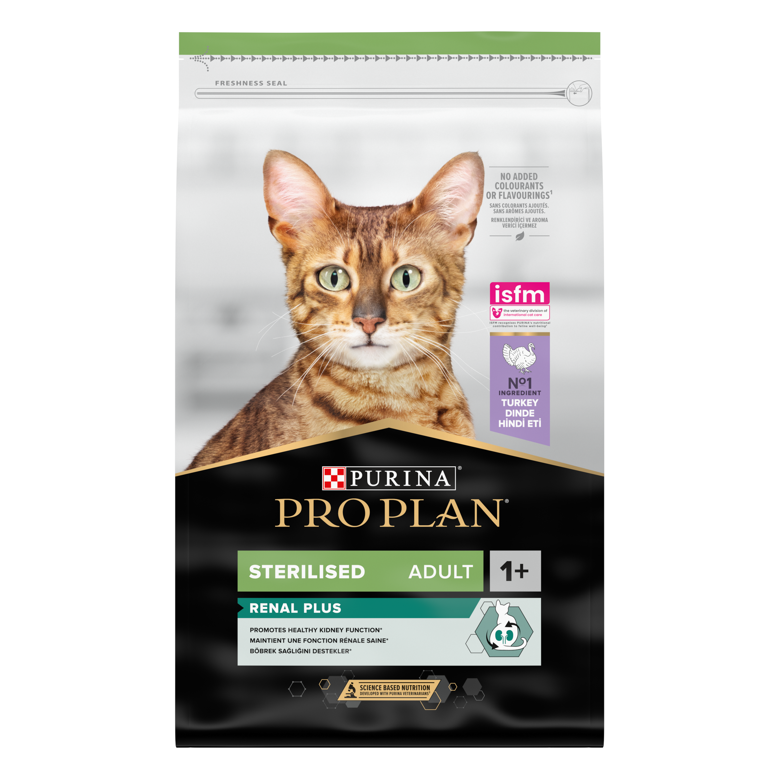 Hrana uscata pentru pisici Purina Pro Plan Sterilised Adult 1+ Renal Plus, Curcan, 10kg [2]