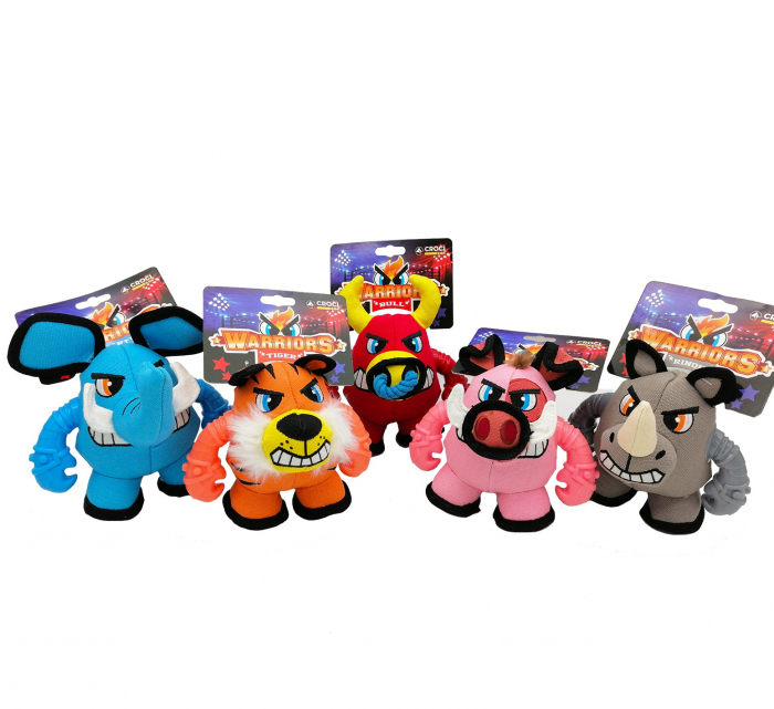Jucarie pentru caini Croci Warriors Pigo, 18 x 12 x 12 cm [5]