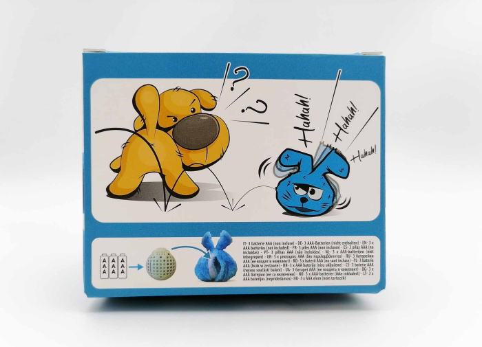 Jucarie pentru caini Croci Crazy Buddy, Iepure, albastru [3]