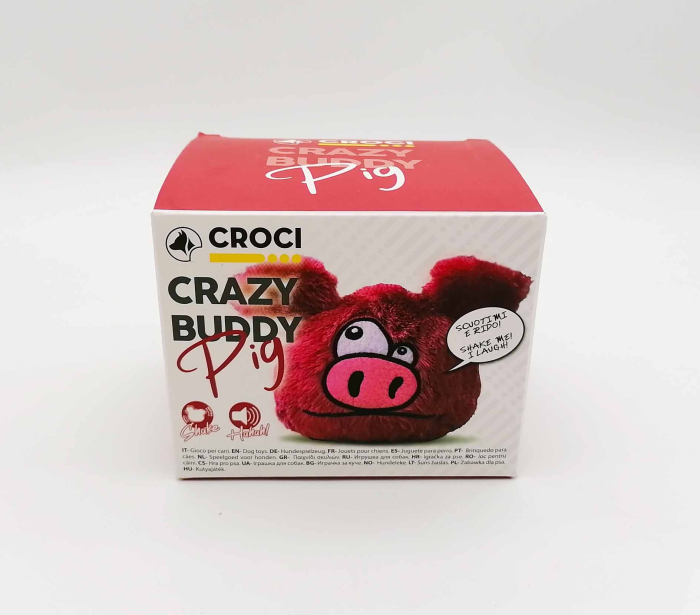 Jucarie interactiva pentru caini Croci Crazy Buddy Pig [2]