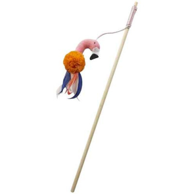 Jucarie pentru pisici Croci Wand Birds, undita cu pasare, 40 cm [2]