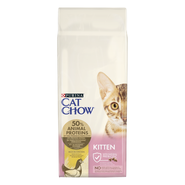 PURINA CAT CHOW Kitten bogata in pui, hrana uscata pentru pisici, 15 kg [2]