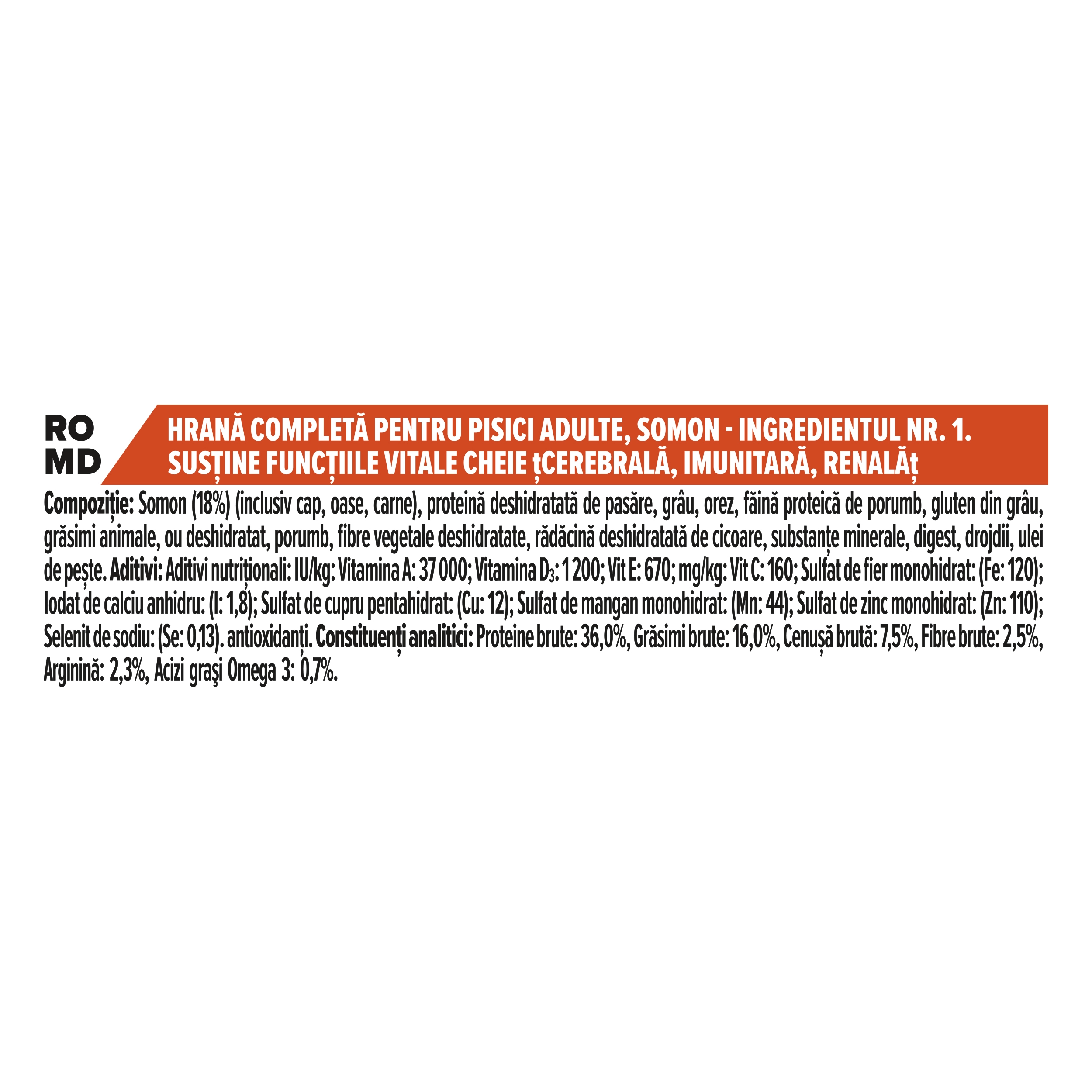 Hrana uscata pentru pisici Purina Pro Plan Adult Vital Functions, Somon, 10kg [4]