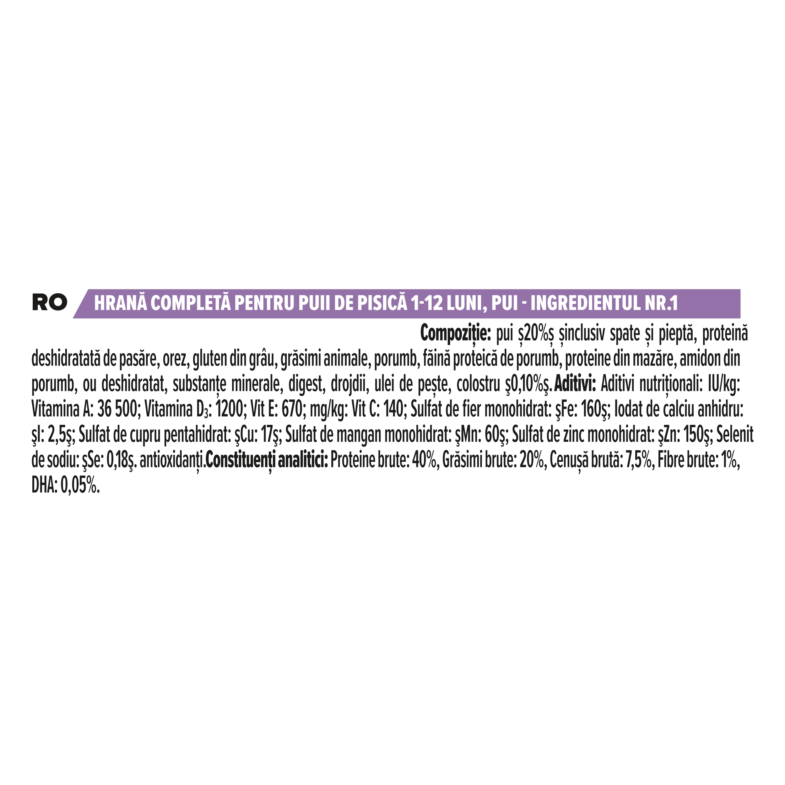 Hrana uscata pentru pisici Purina Pro Plan Kitten Healthy Start, Junior, Pui, 10kg [5]
