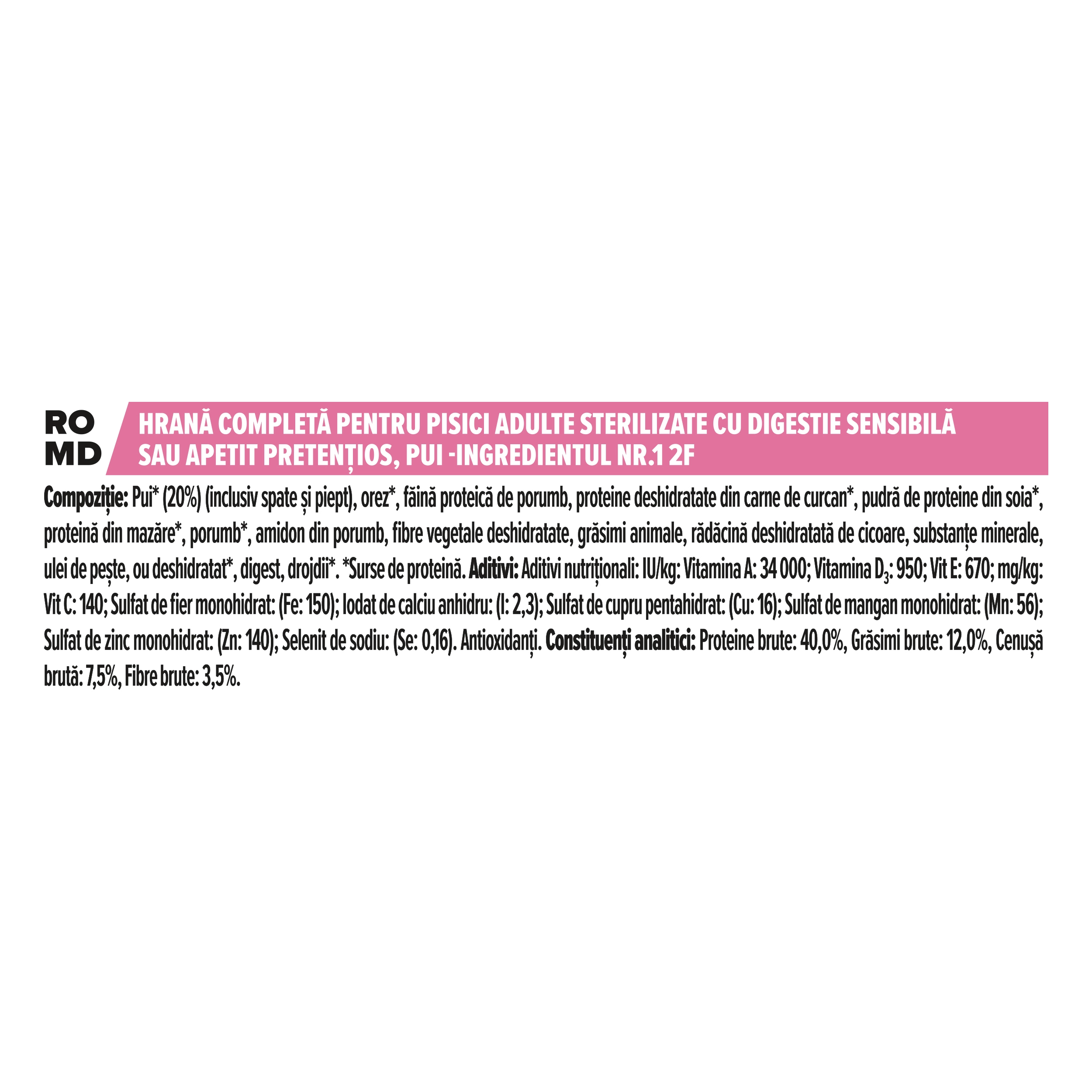 Hrana uscata pentru pisici Purina Pro Plan Sterilised Sensitive Digestion, Pui, 10kg [4]