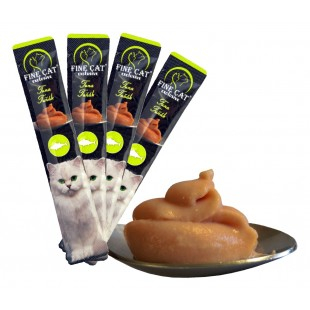 Recompense cremoase pentru pisici Fine Cat Exclusive, Ton, 4 x 15g [3]