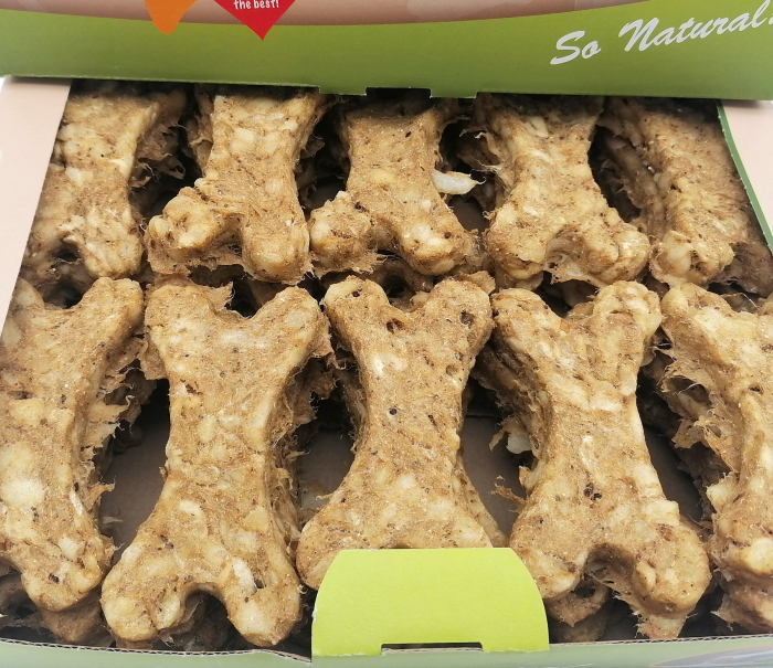 Recompense pentru caini Bow Wow, Os natural, L-carnitină, 30 bucati [2]