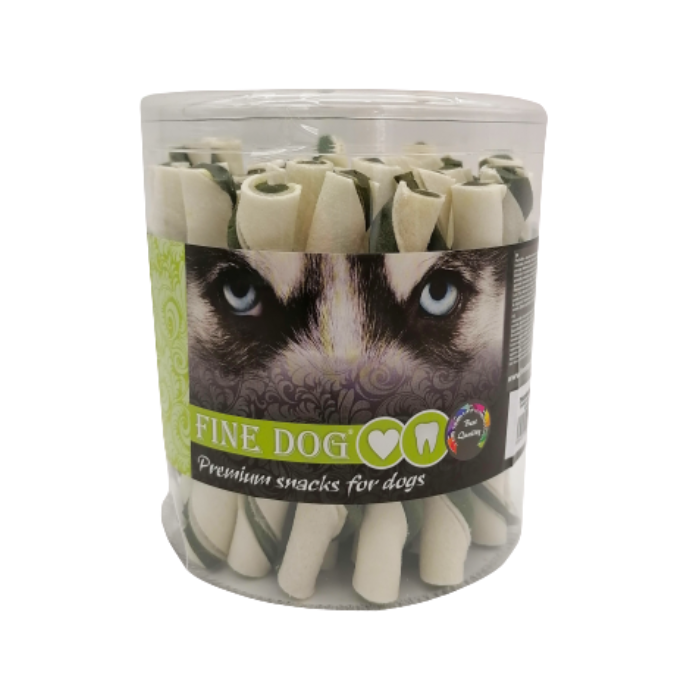 Recompense pentru caini Fine Dog, Vita, tub de piele, 35 x 12 cm [1]