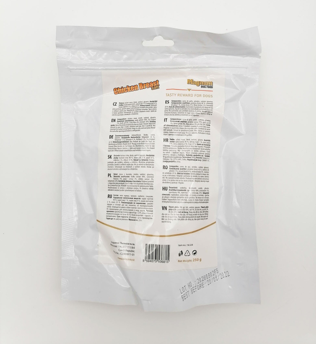 Recompense pentru caini Magnum, Piept de pui, 250g [3]
