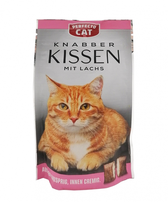 Recompense pentru pisici Perfecto Cat, cu somon, 50g [5]