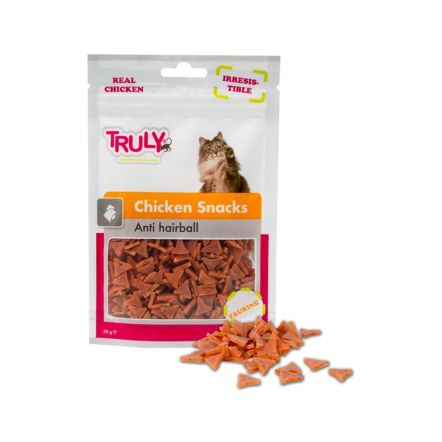 Recompense pentru pisici, Truly, anti hairball cu pui, 50 g [2]