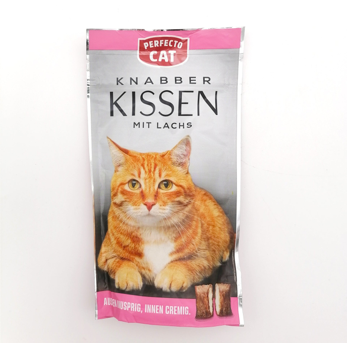Recompense tip pernute pentru pisici Perfecto Cat, cu somon, 50 g, 2232PE [4]