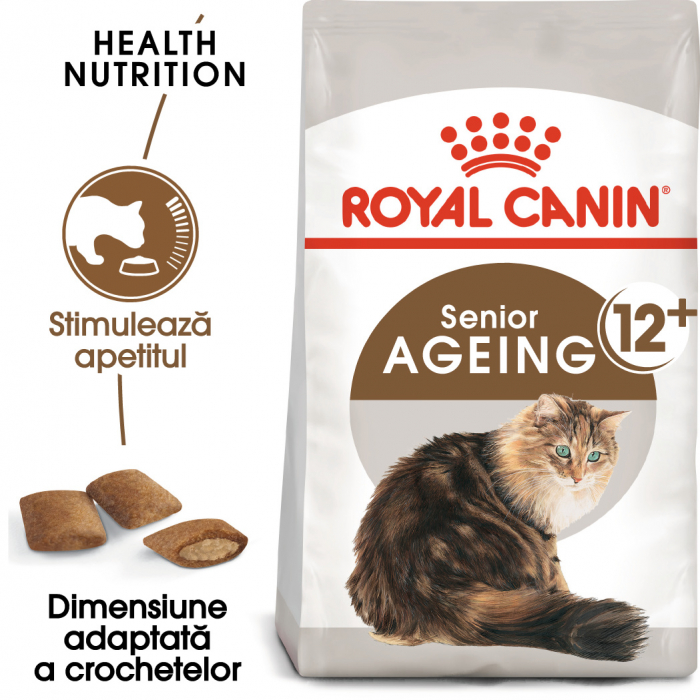 Royal Canin Ageing 12 + hrana uscata pisica senior, 4 kg