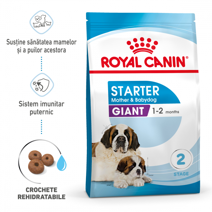 Royal Canin Giant Starter Mother  Babydog, mama si puiul, hrana uscata caine, 15 kg