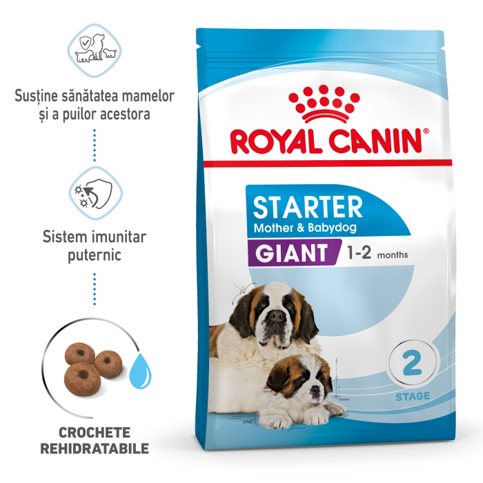 Royal Canin Giant Starter Mother & Babydog, mama si puiul, hrana uscata caine, 15 kg [9]
