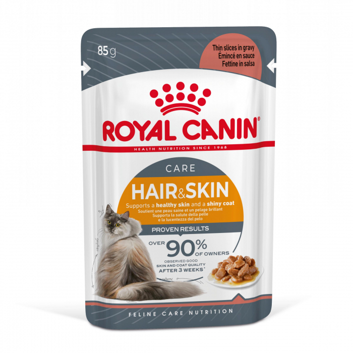 Hrana umeda pentru pisici Royal Canin Hair & Skin Care Adult, 12 x 85g [2]