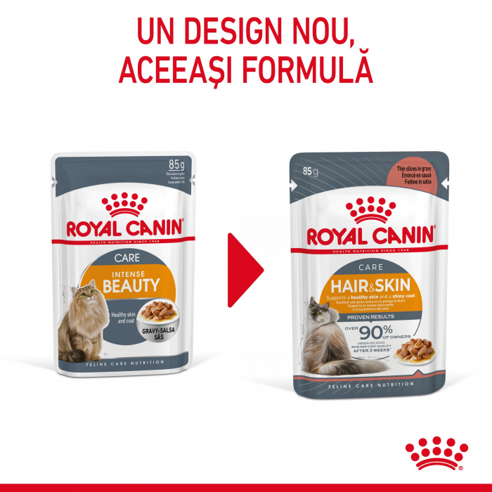 Hrana umeda pentru pisici Royal Canin Hair & Skin Care Adult, 12 x 85g [3]