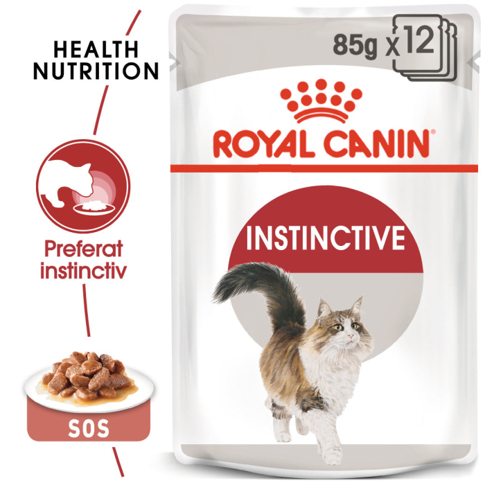 Hrana umeda pentru pisici Royal Canin Instinctive Adult, In sos, 12 x 85g