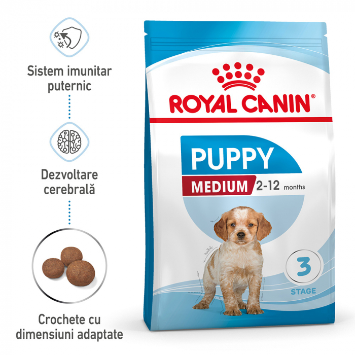 Royal Canin Medium Puppy hrana uscata caine junior, 1 kg