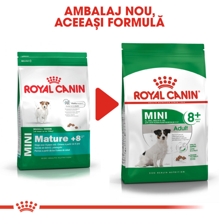 Royal Canin Mini Adult 8+ hrana uscata caine senior, 8 kg [9]