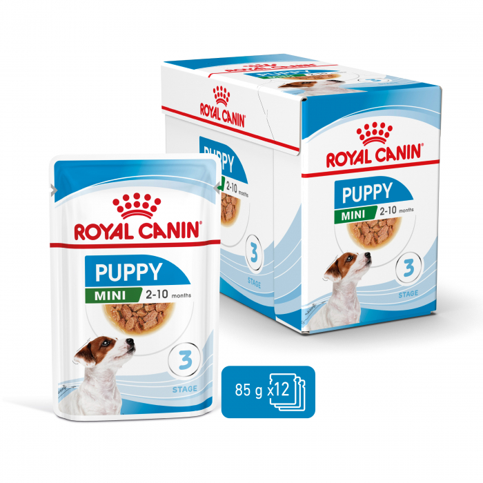 Hrana umeda pentru caini Royal Canin Mini Puppy, Junior, 12 x 85g [4]